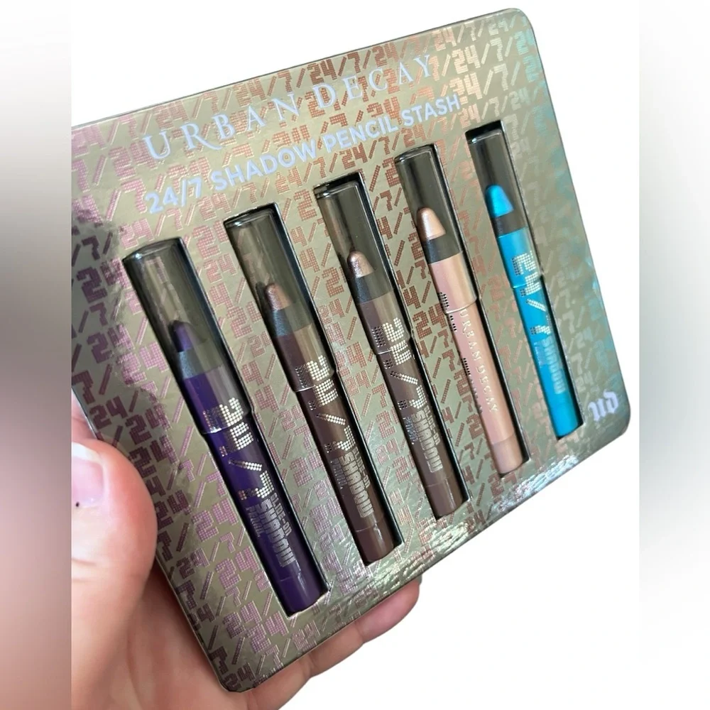 Urban Decay 24/7 Shadow Pencil Stash Set of 5 Mini Liners 2011 Ltd. Edition NIB